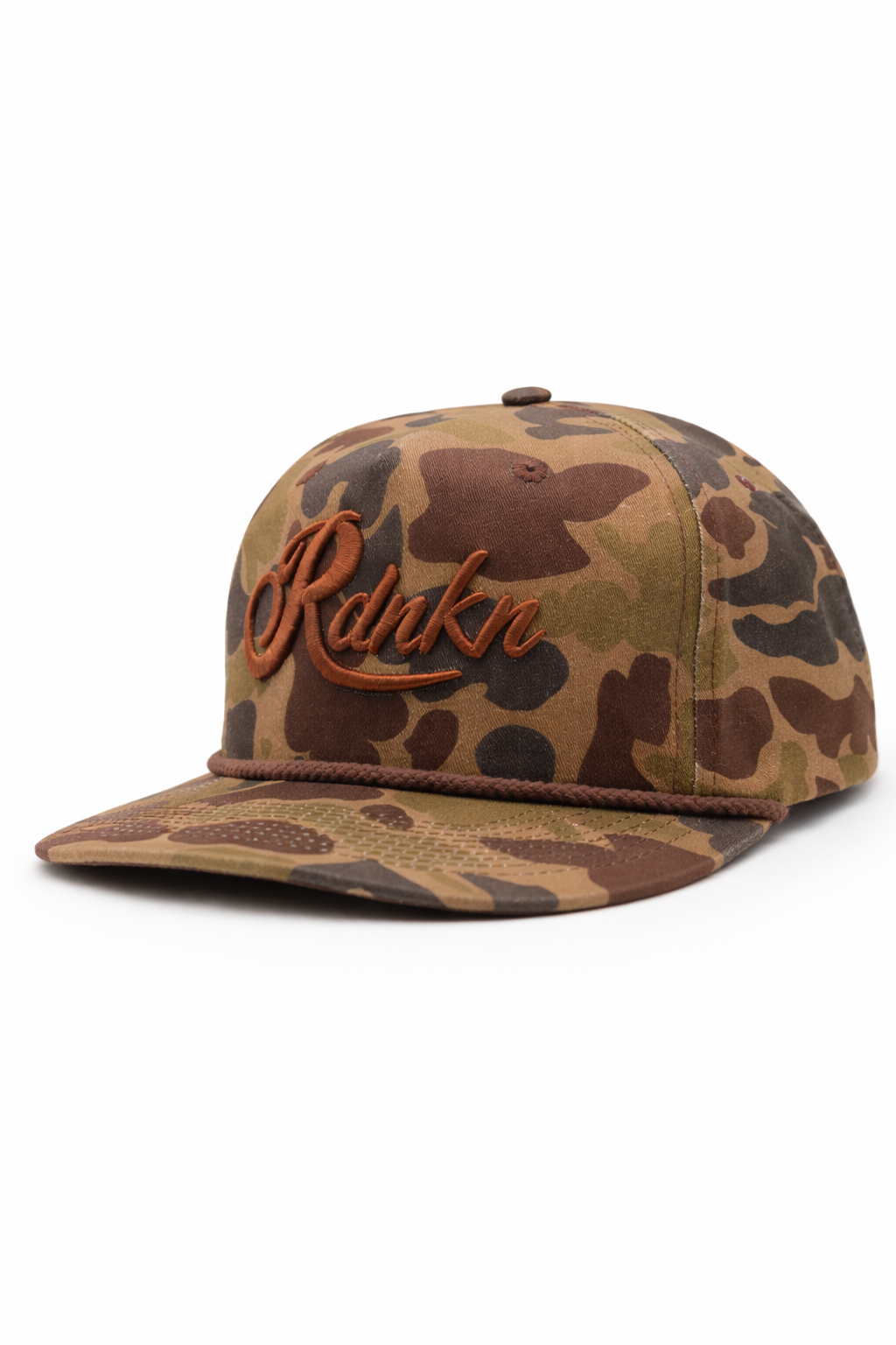 RDNKN Dark Brown Duck Camo Ballcap