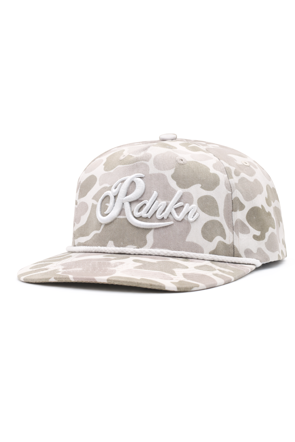 RDNKN White And Grey Duck Camo Ballcap
