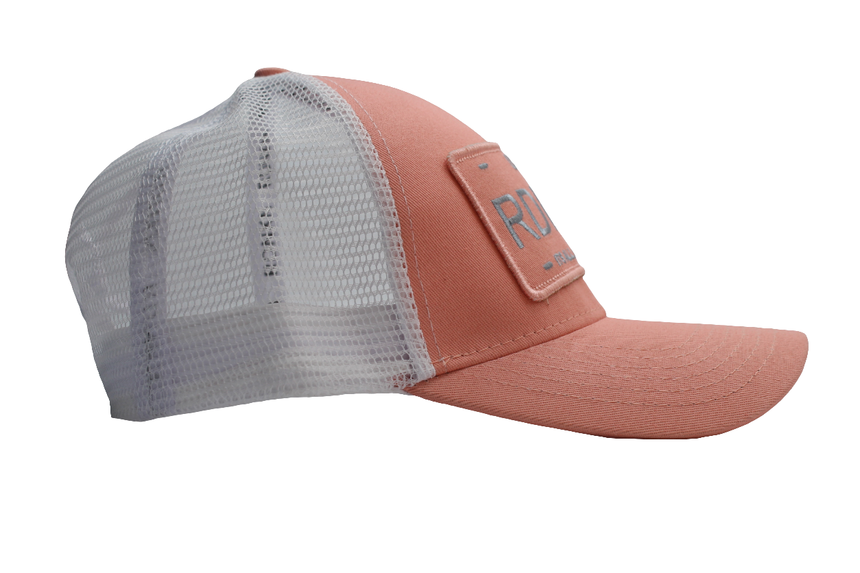 A RDNKN High Ponytail Mesh Snapback Hat (Peach ))