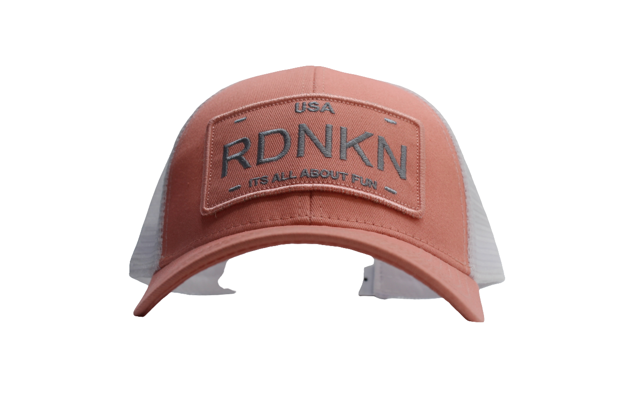 A RDNKN High Ponytail Mesh Snapback Hat (Peach ))