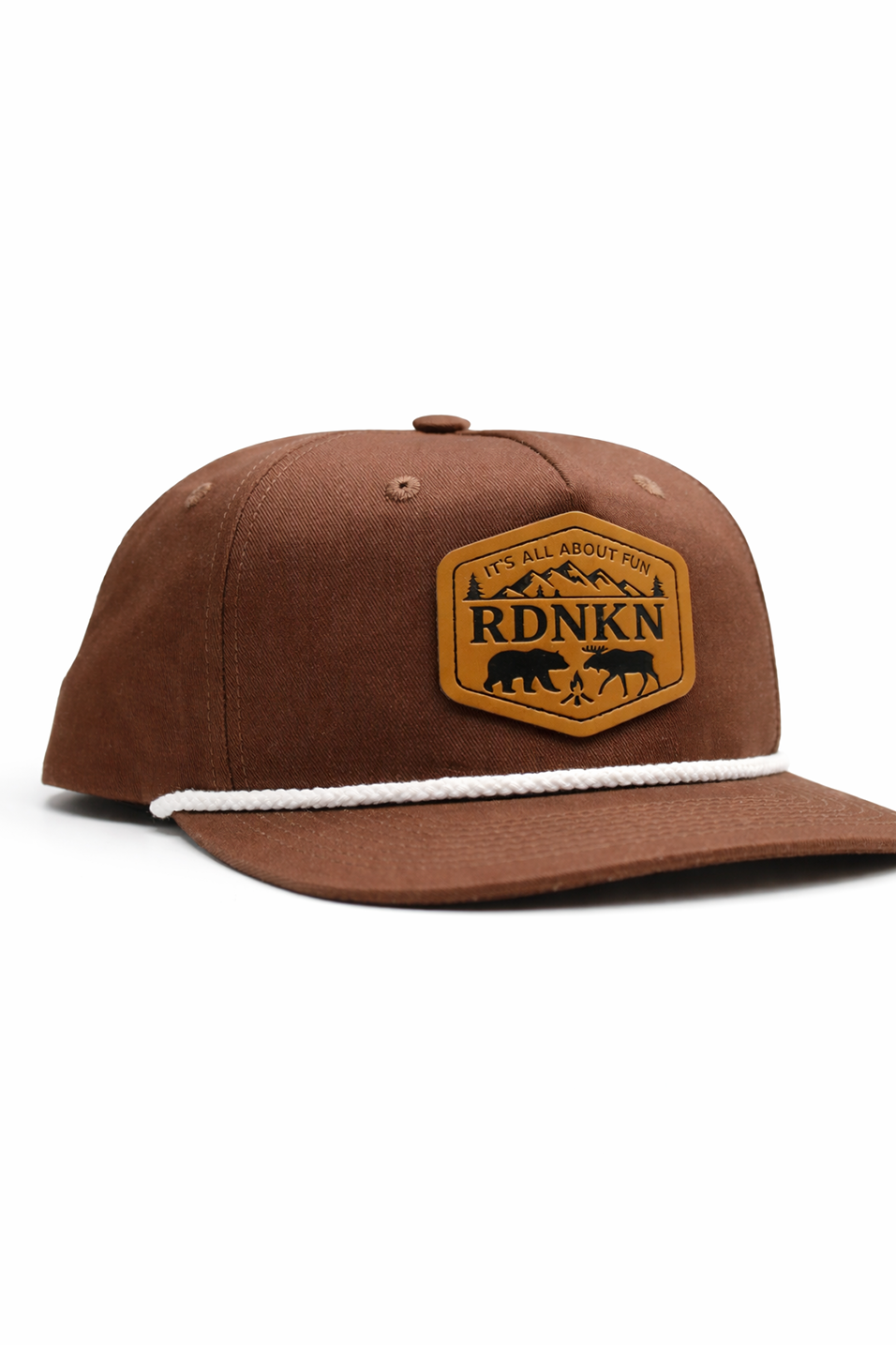 RDNKN Brown Flat Brim Snapback