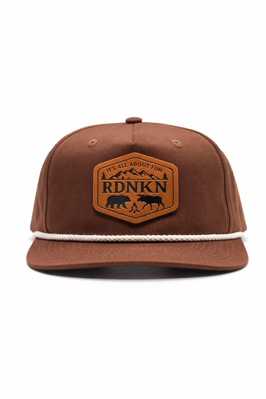 RDNKN Brown Flat Brim Snapback