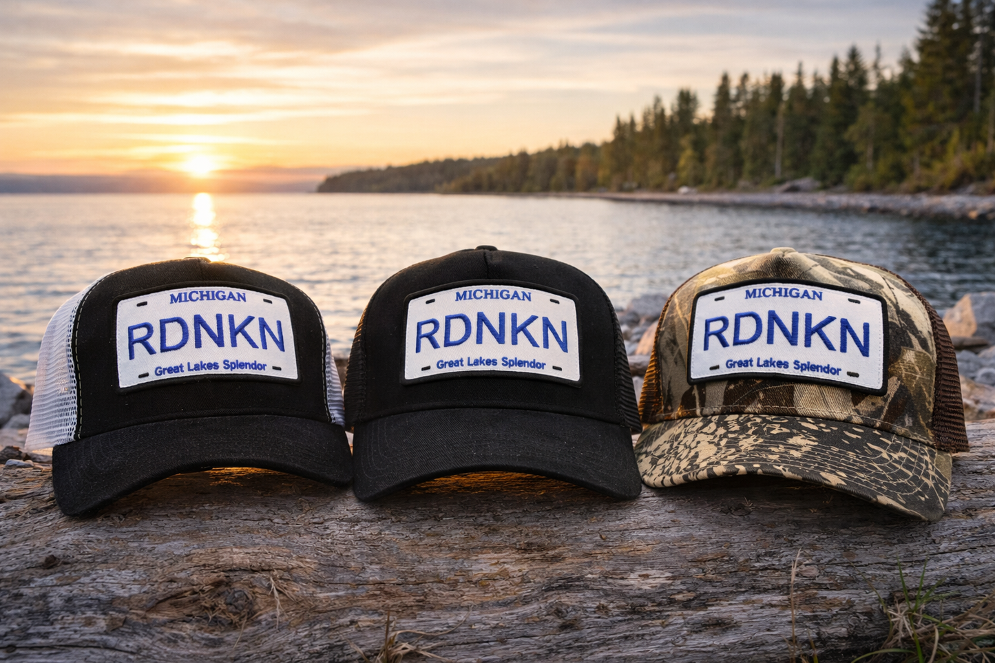 Michigan RDNKN Mesh Snapback Trucker hat