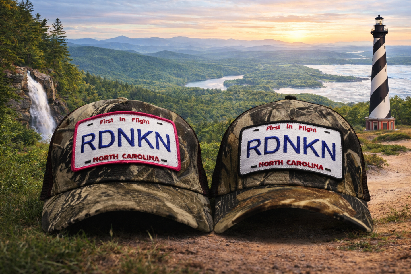 North Carolina RDNKN Mesh Snapback Trucker hat