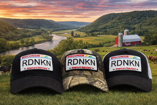 Wisconsin RDNKN Mesh Snapback Trucker hat