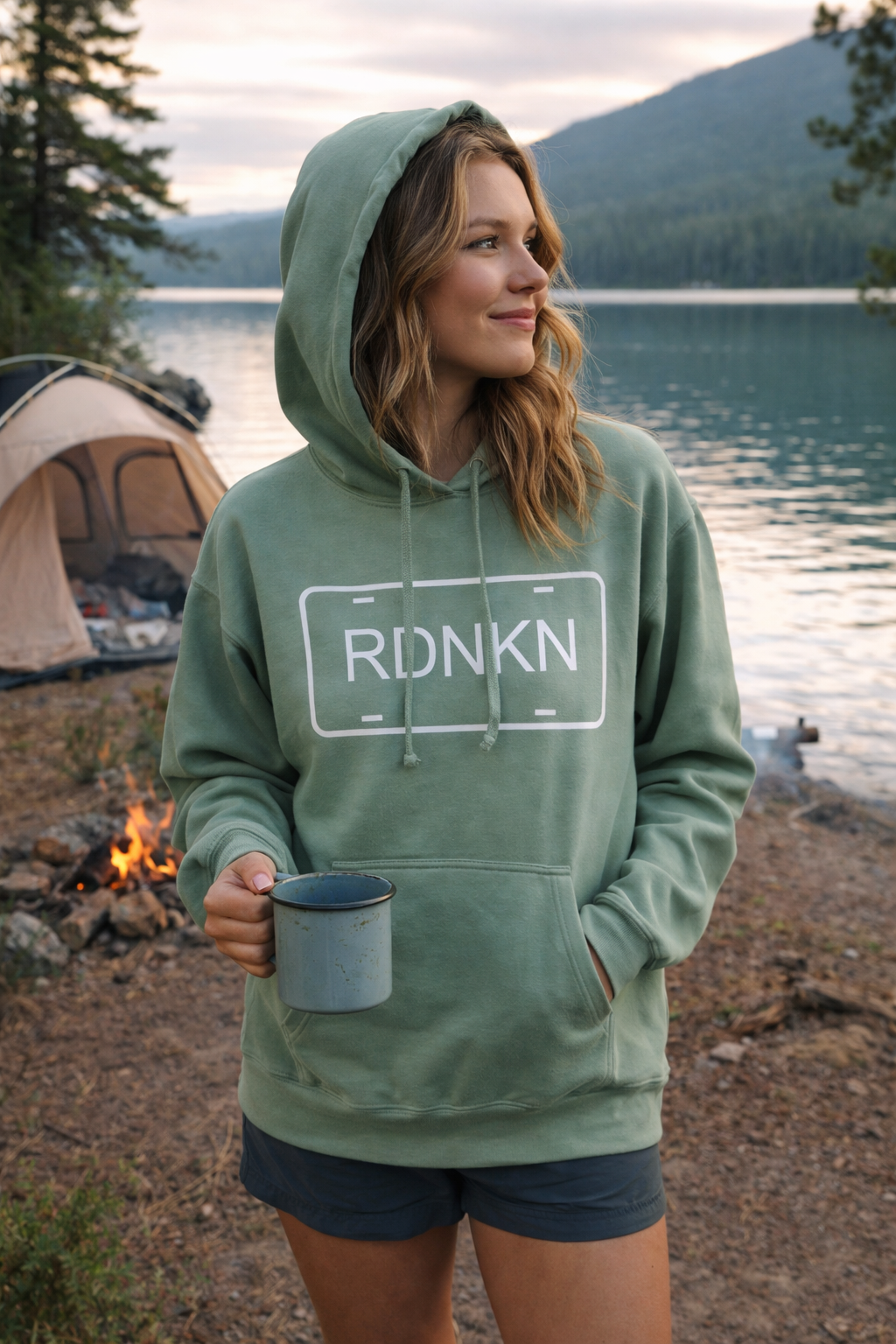 Mens and Womens RDNKN USA Hooded Sweatshirt
