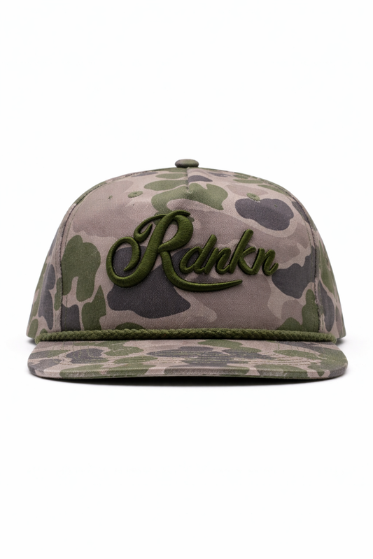 RDNKN Dark Green Duck Camo Ballcap