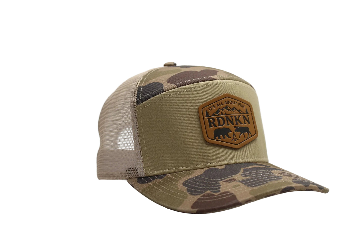 RDNKN 7 Panel Duck Camo Snapback