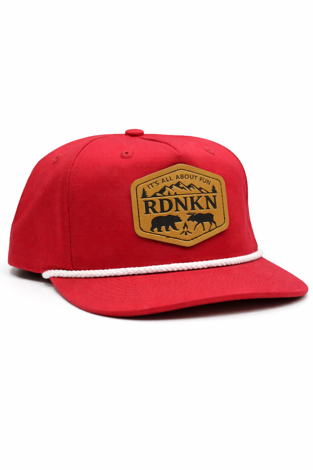RDNKN Maroon Flat Brim Snapback