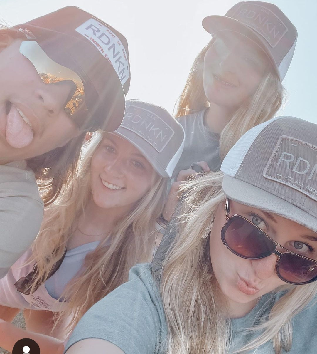 A RDNKN USA Mesh Ballcap (Sand) Snapback