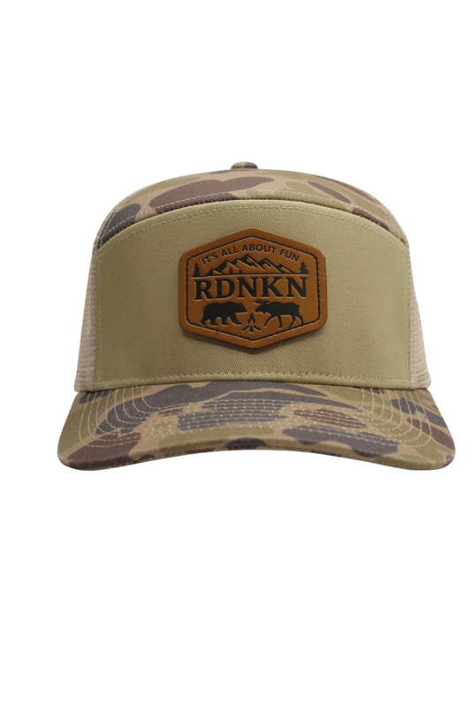 RDNKN 7 Panel Duck Camo Snapback