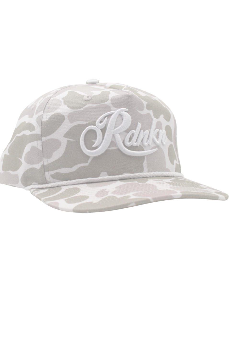 RDNKN White And Grey Duck Camo Ballcap