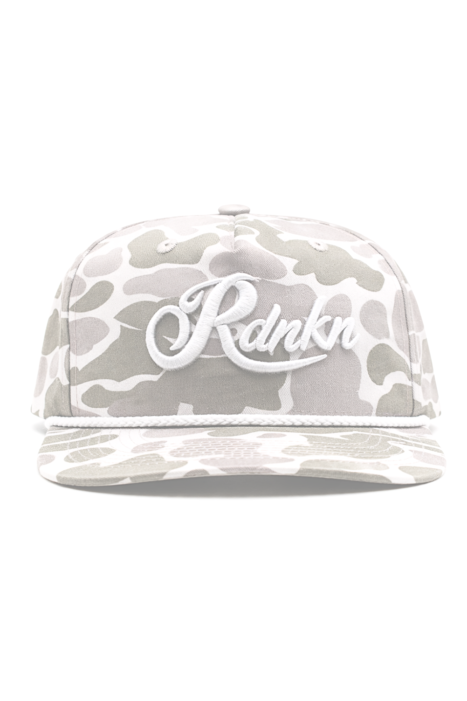 RDNKN White And Grey Duck Camo Ballcap