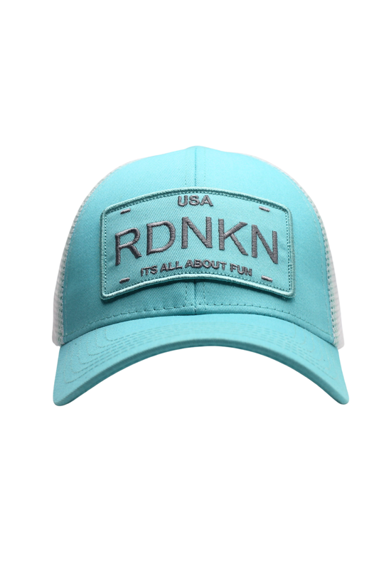 RDNKN Women's High Ponytail Mesh Hat  (Teal)