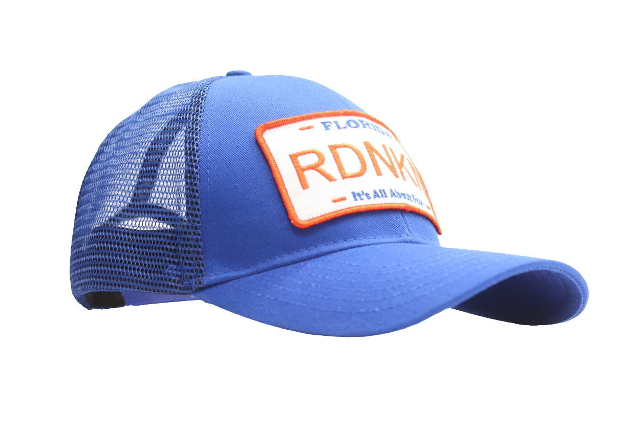 A Florida Mens and Womans Orange and Blue RDNKN Ball Cap