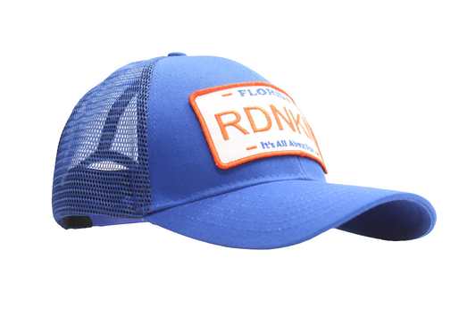 A Florida Mens and Womans Orange and Blue RDNKN Ball Cap