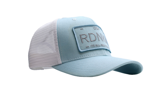 A RDNKN Trucker hat (light blue )