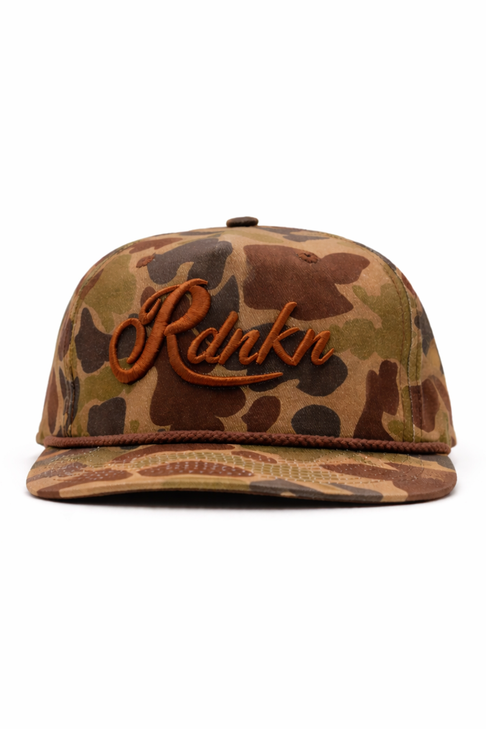 RDNKN Dark Brown Duck Camo Ballcap