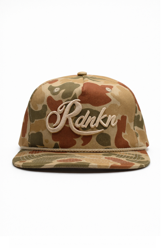 RDNKN Light Brown Camo Duck Camo Ballcap