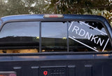 2X1 FT. RDNKN DECAL